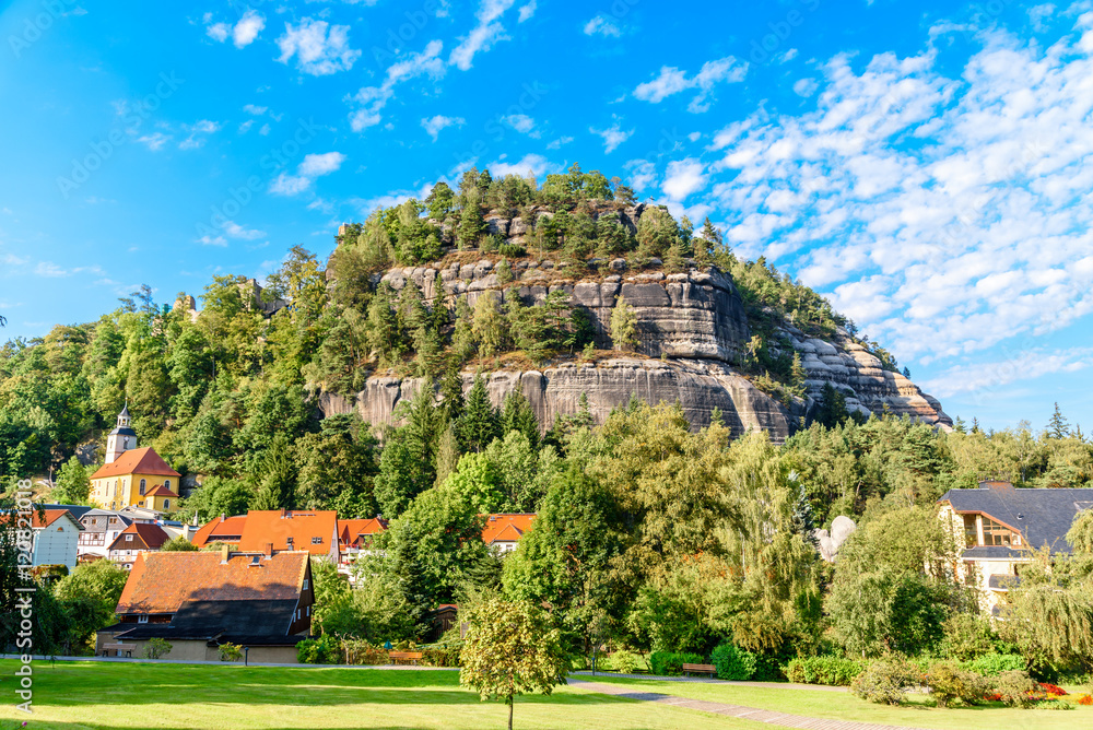 Obraz premium Kurort Oybin im Zittauer Gebirge