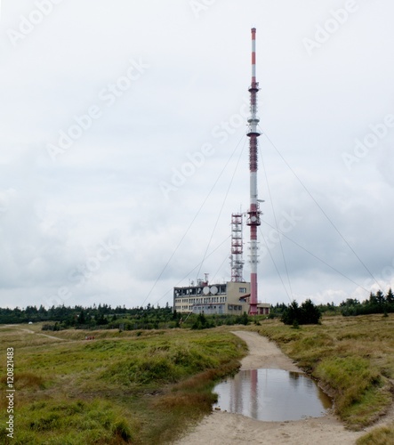 Transmitter on the top of Krizava mountain in Mala Fatra in Slovakia