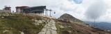 summit of Chopok with station of cableway in Nizke Tatry mountains in Slovakia
