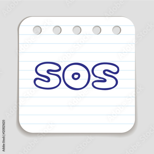 Doodle SOS icon