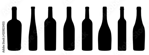 Weinflaschen Icons photo