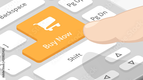 Buy Now Button - E-commerce Concept