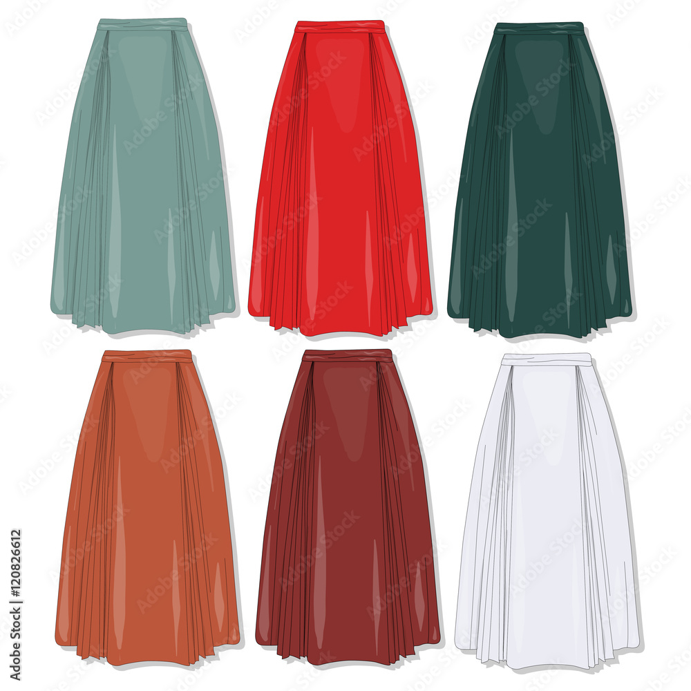 Skirt. Female clothes collection. Skirt. Female clothes collection.