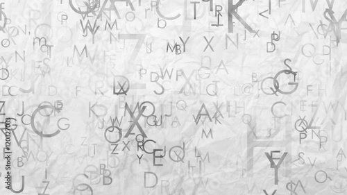 Alphabet, letters background.