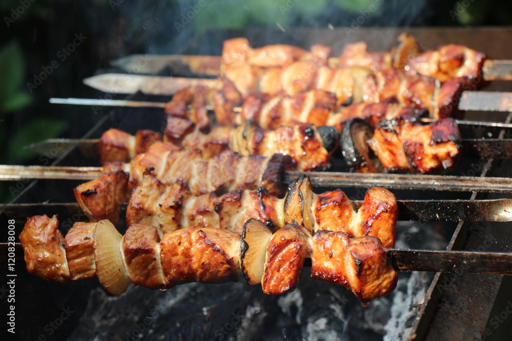 shish kebab on nature shish kebab on nature