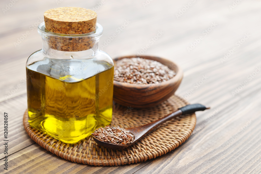 Flax seeds and oil Flax seeds and oil