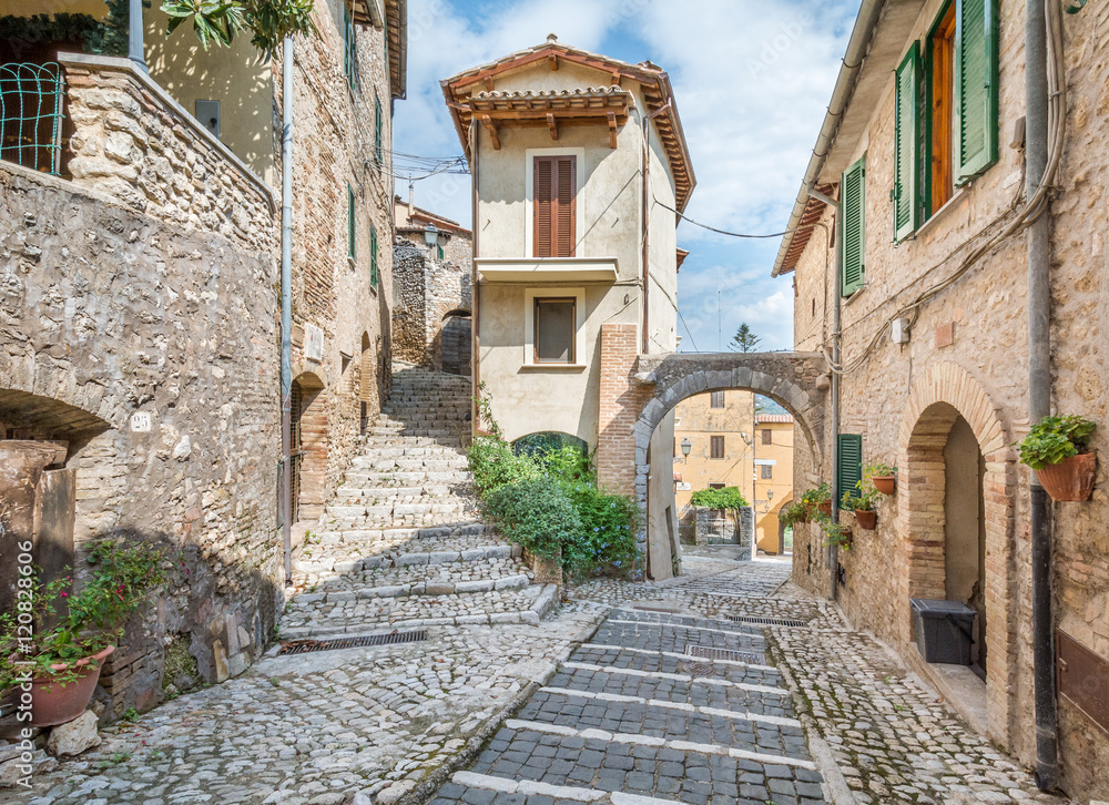 Casperia, medieval rural village in Rieti Province, Lazio (Italy)