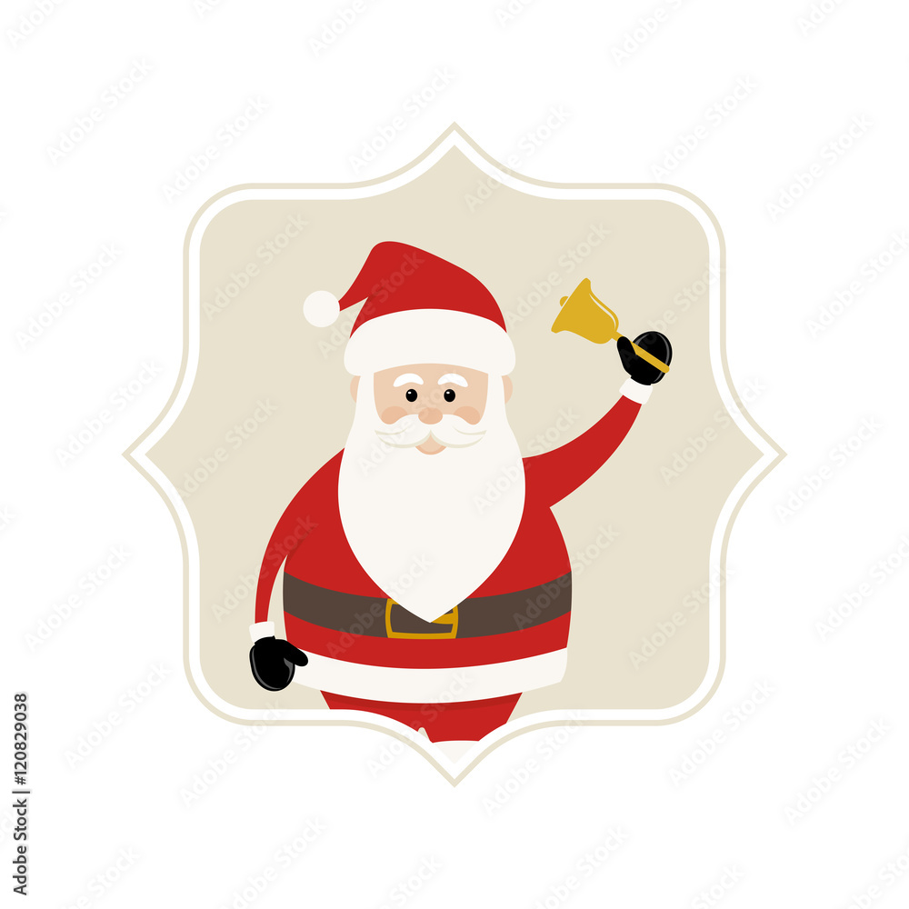 Santa claus in lovely frame Santa claus in lovely frame