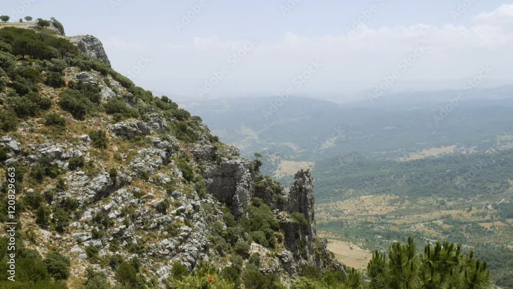 View of cliffs in Ronda, Andalusia, Spain View of cliffs in Ronda, Andalusia, Spain