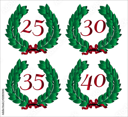 Number Isolated Wreaths