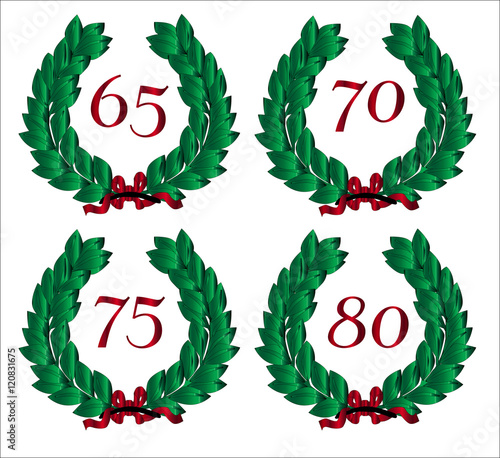 Number Isolated Wreaths