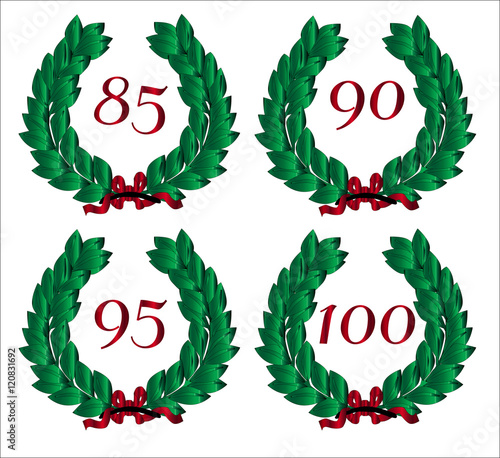 Number Isolated Wreaths