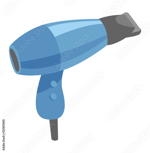 Fashion hairdryer tool vector