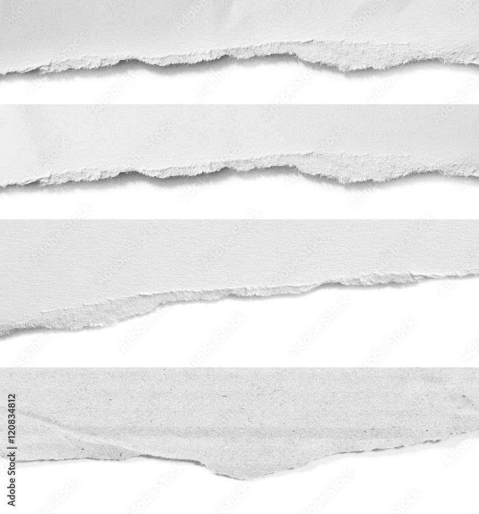 Torn pieces of paper Torn pieces of paper