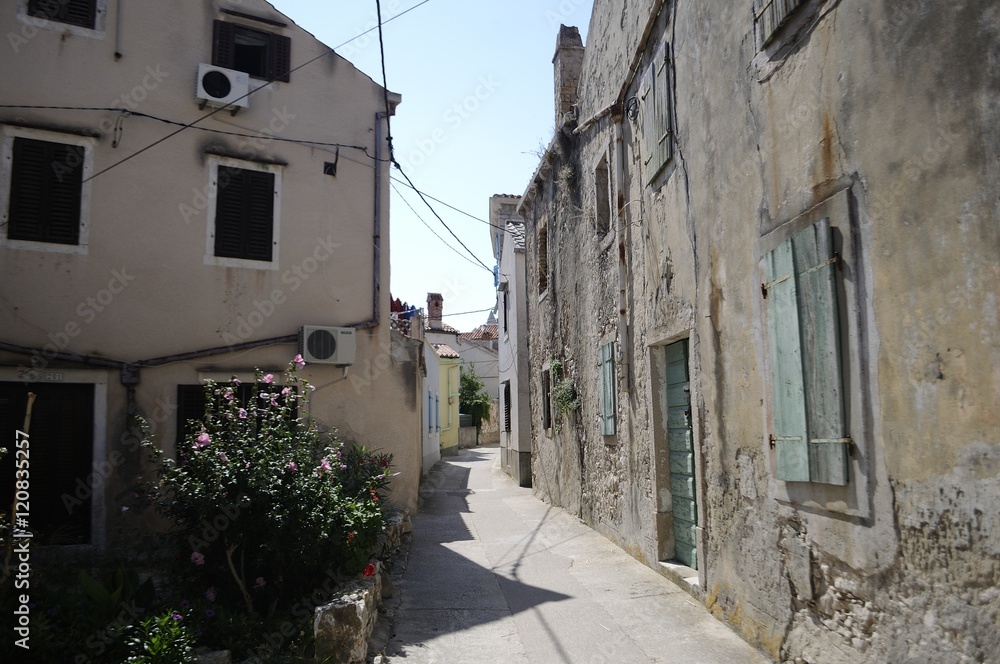 Narrow streets of Susak
