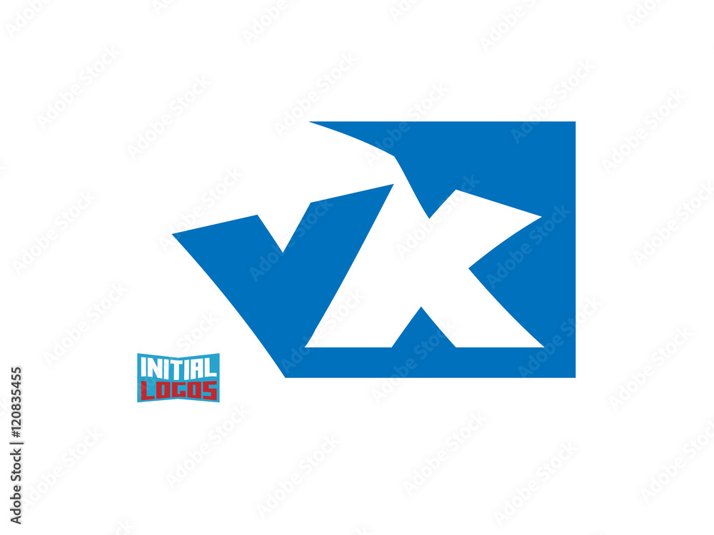VX Initial Logo for your startup venture VX Initial Logo for your startup venture