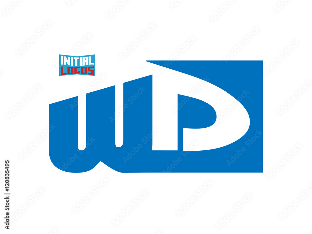 WD Initial Logo for your startup venture WD Initial Logo for your startup venture