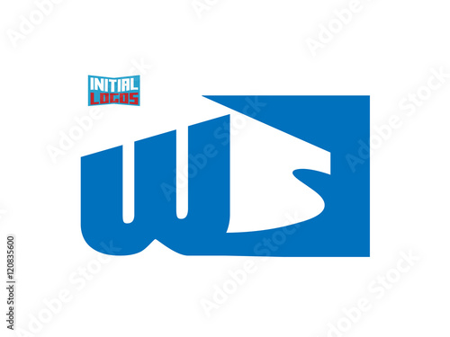 Free Download WS Initial Logo for your startup venture - GFXLoad