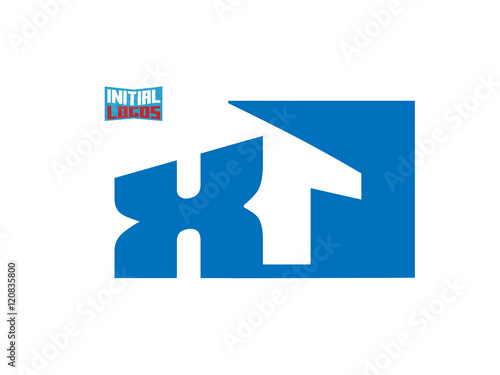 Free Download XT Initial Logo for your startup venture - GFXLoad
