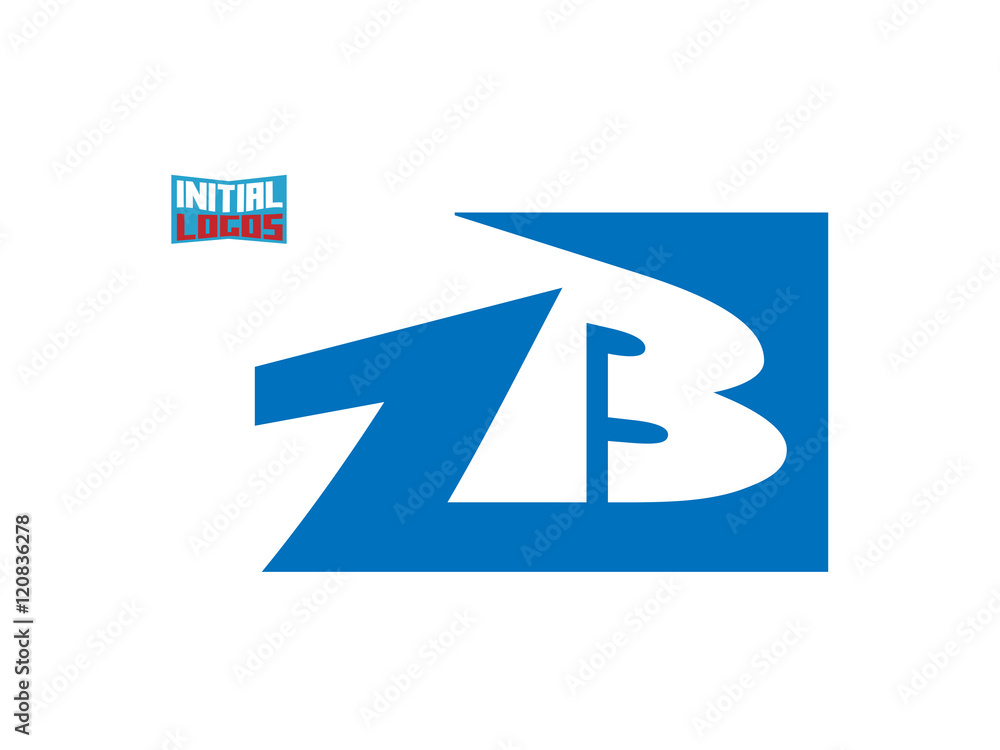 ZB Initial Logo for your startup venture ZB Initial Logo for your startup venture