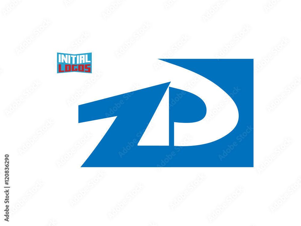 ZD Initial Logo for your startup venture ZD Initial Logo for your startup venture