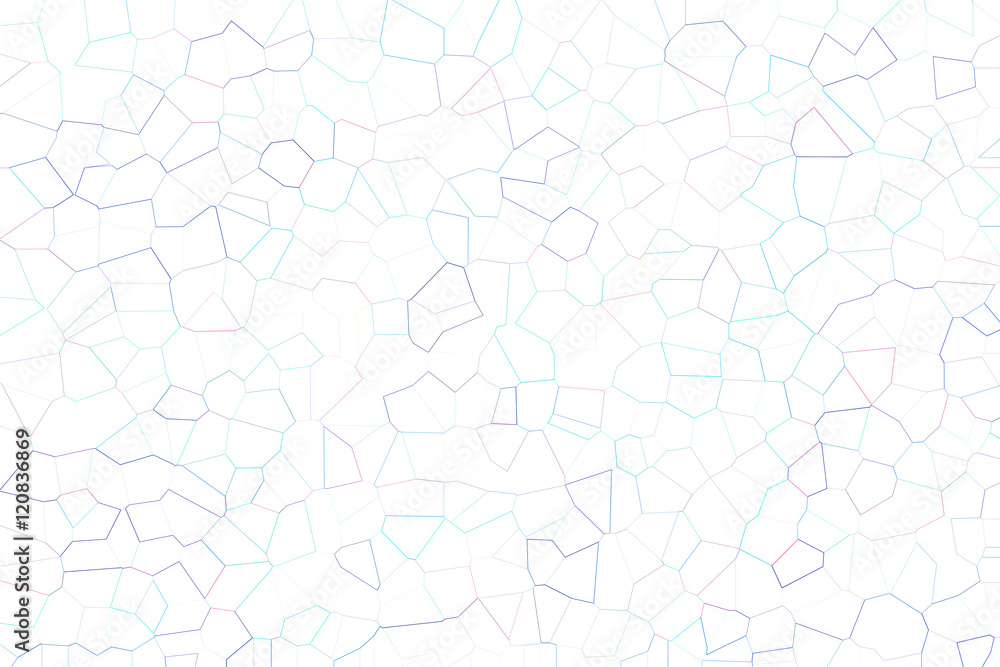 Abstract colorful line of polygon pattern on white background, illustration, copy space for text Abstract colorful line of polygon pattern on white background, illustration, copy space for text