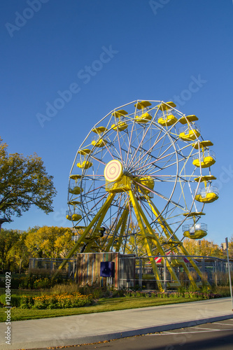 Miniature Ferris Wheel at the PotashCorp Children's Amusement Park in Saskatoon Saskatchewan