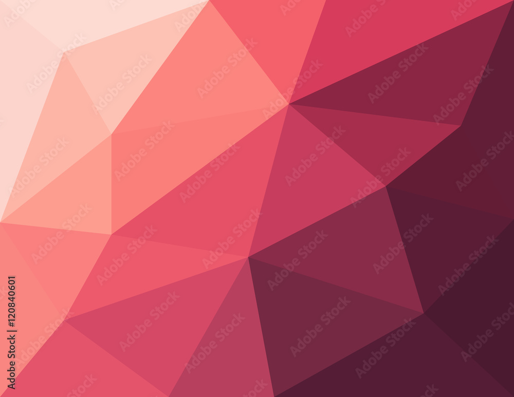 Obraz premium Pink abstract polygonal background