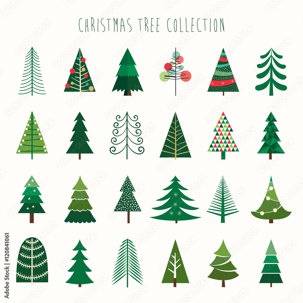 Christmas tree collection Christmas tree collection