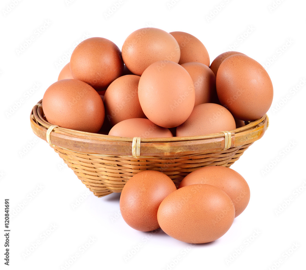 egg isolated on a white background egg isolated on a white background