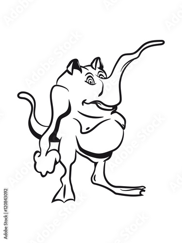 Foto Monster funny proboscis