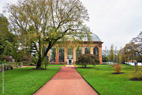 Series of views, flowers and buildings of the Royal Botanic Garden Edinburgh, Scotland.