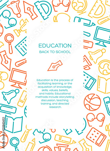 Education Vector background