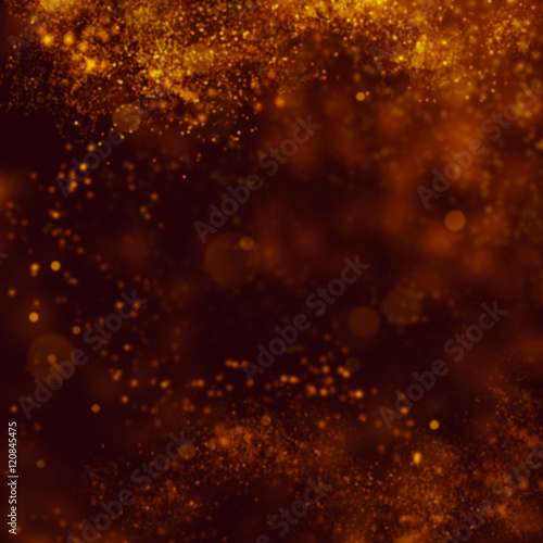 glittering stars on bokeh background