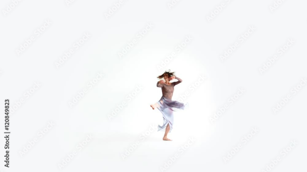 Young Girl Dance Modern Contemporary Style Young Girl Dance Modern Contemporary Style