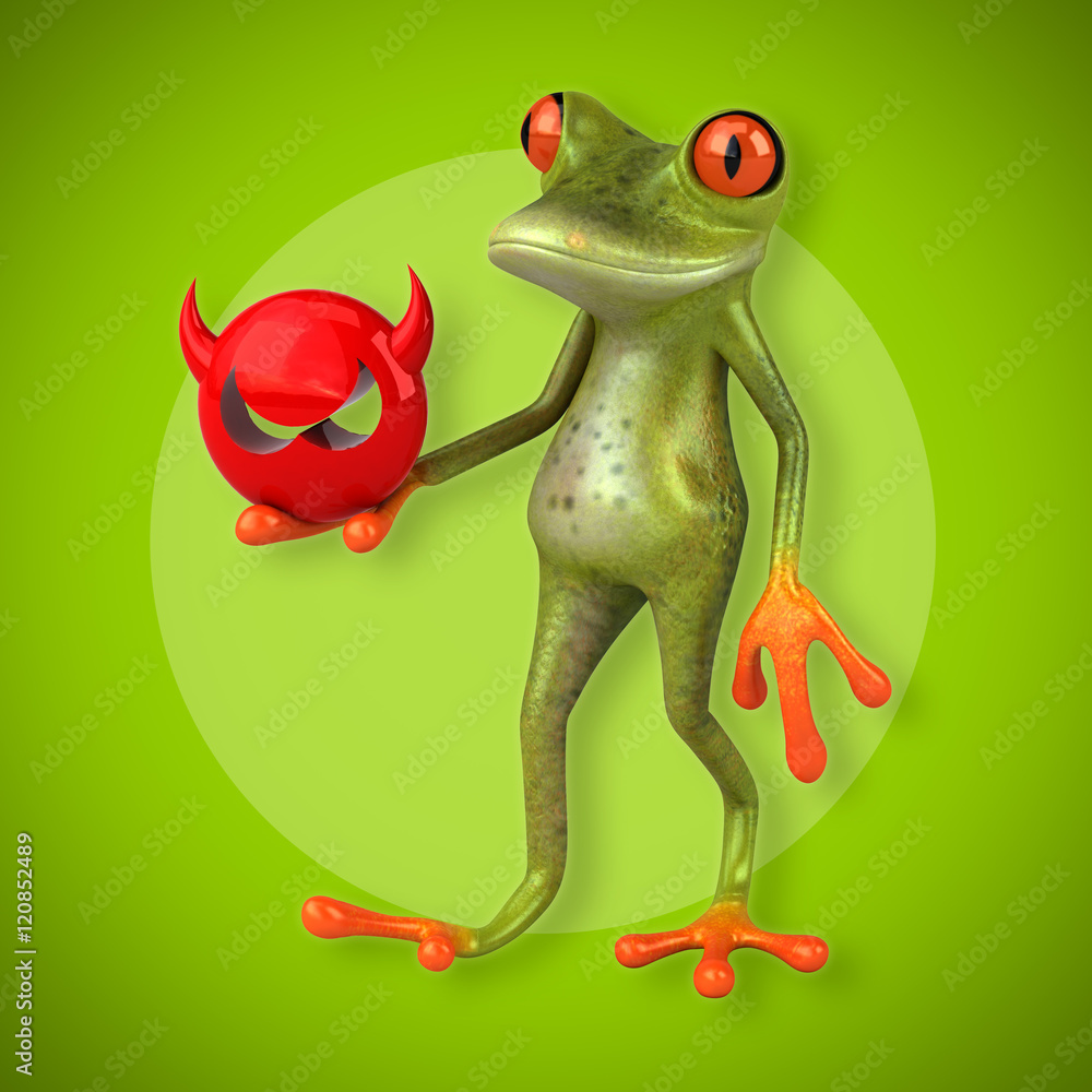 Obraz premium Fun frog
