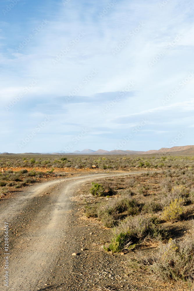 Dusty Road - The view from The Sutherland Observatory SALT