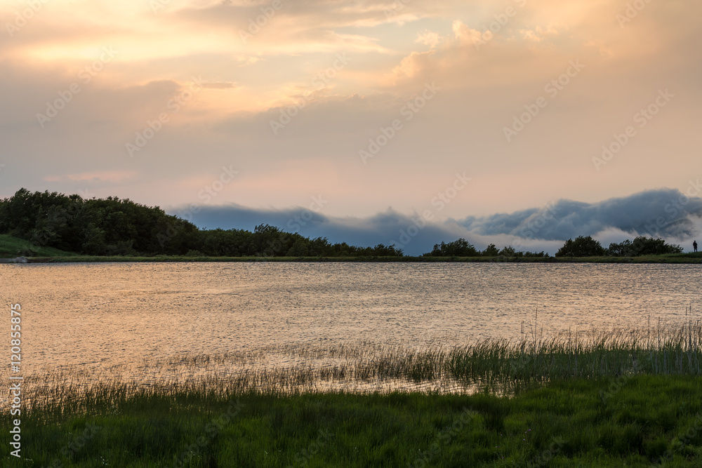 Fototapeta premium Vistan lake, gilan, Iran