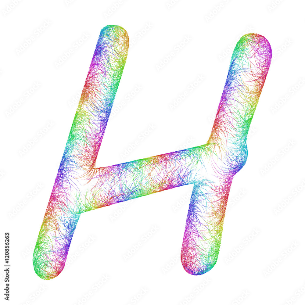 drawing designs for letter h