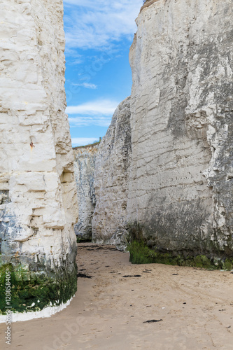 Popular white cliffs Botany Bay La Manche English channel coast,