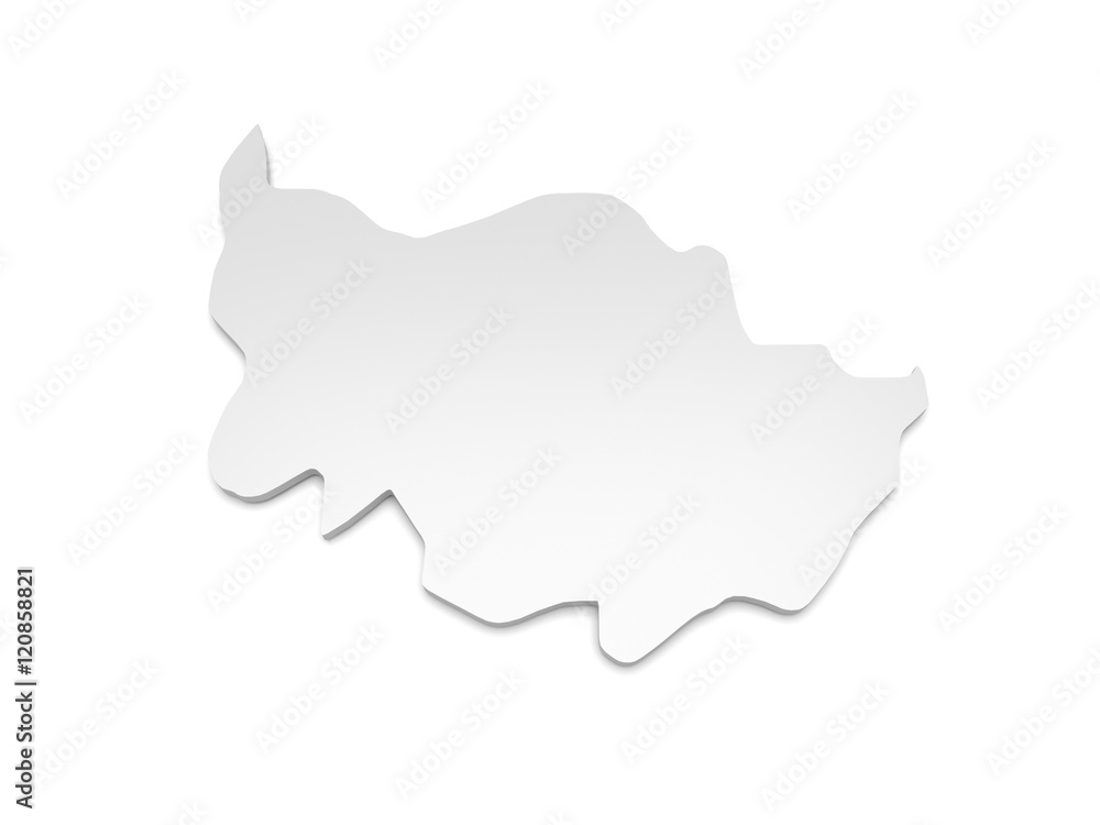 3D Illustration - Karte Schweiz - Zug 3D Illustration - Karte Schweiz - Zug