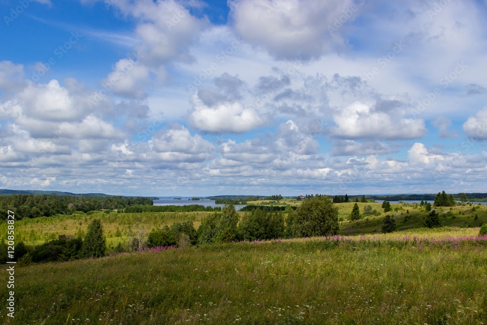 Summer rural landscape Summer rural landscape