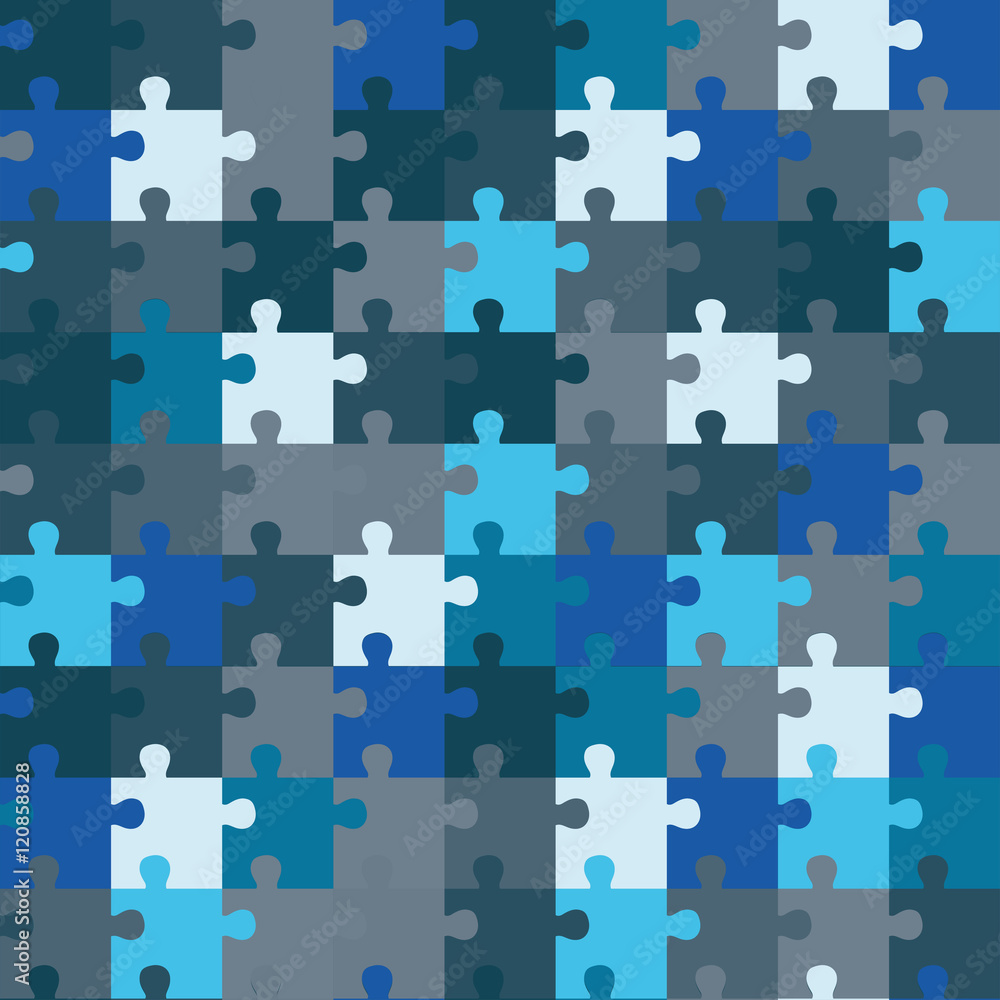 Seamless decorative vector background with puzzles. Print. Repeating background. Cloth design, wallpaper. Seamless decorative vector background with puzzles. Print. Repeating background. Cloth design, wallpaper.
