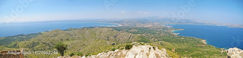 Majorca panorama, peninsula Victoria, Bay of Pollenca / Alcudia