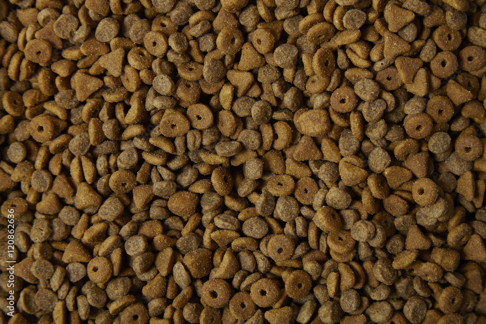 A full page of cat food background texture A full page of cat food background texture