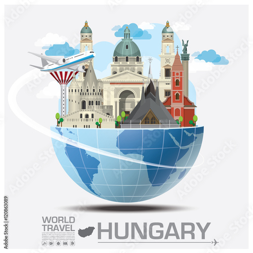 Hungary Landmark Global Travel And Journey Infographic