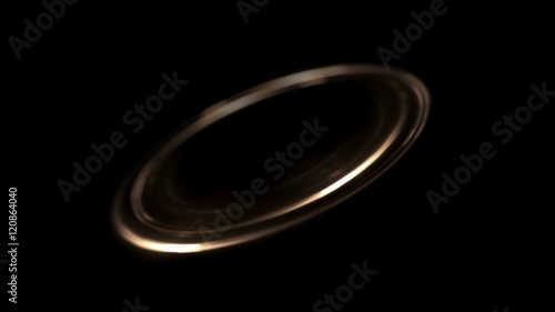 Circular lens flare. Abstract rotational galaxy. Beautiful ellipse border. Luxury shining hole. Rotational lines. Power energy element. Space for message. Abstract ring background.