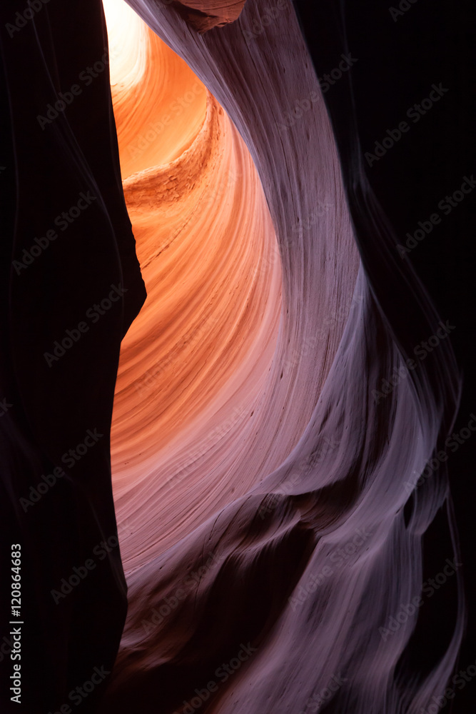 Abstraction from a slot Canyon