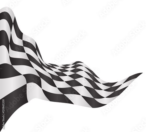 race flag background vector illustration