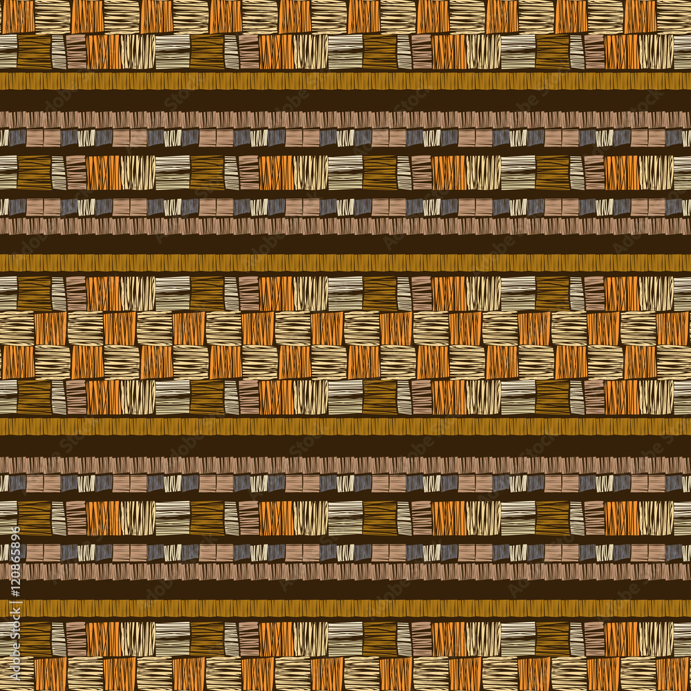 Fototapeta premium Abstract ethnic seamless pattern